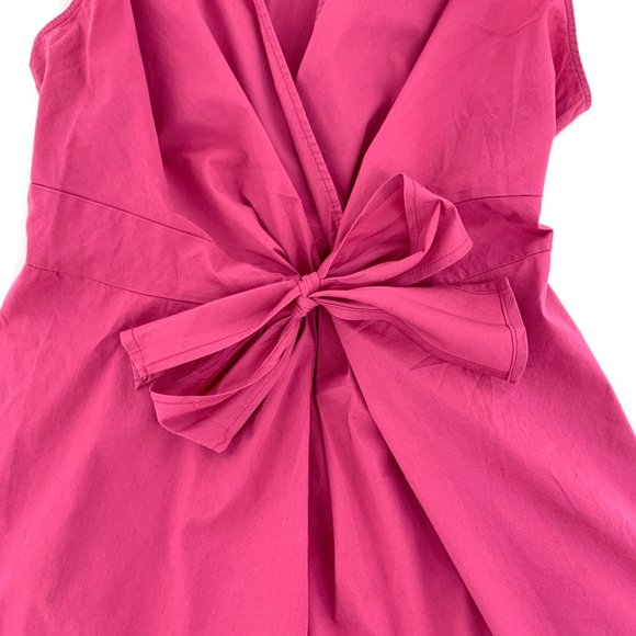 Motherhood Maternity Pink Babydoll Sleeveless Top V-Neck Tie Elastic Waist Large - Picture 5 of 8